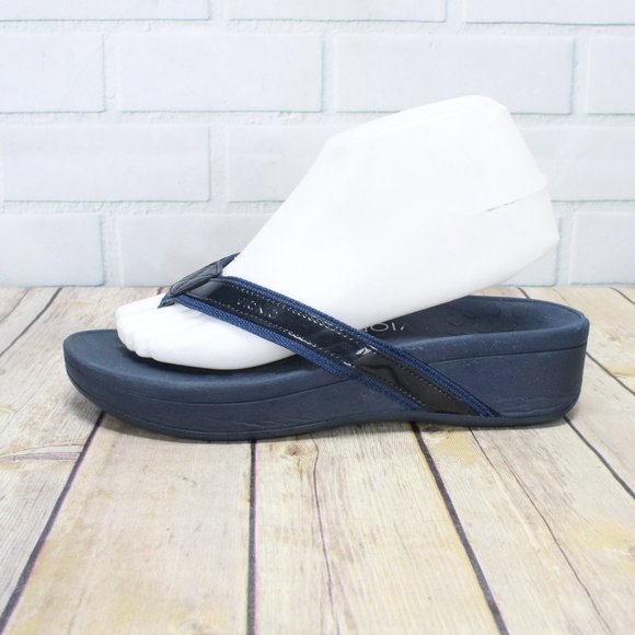 vionic high tide wedge flip flop
